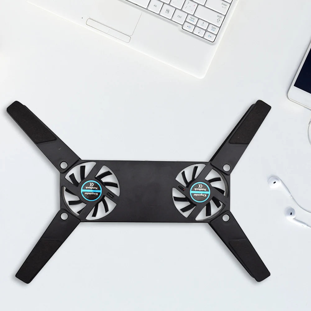 USB Laptop Cooler Pad – Foldable Portable Cooling Base
