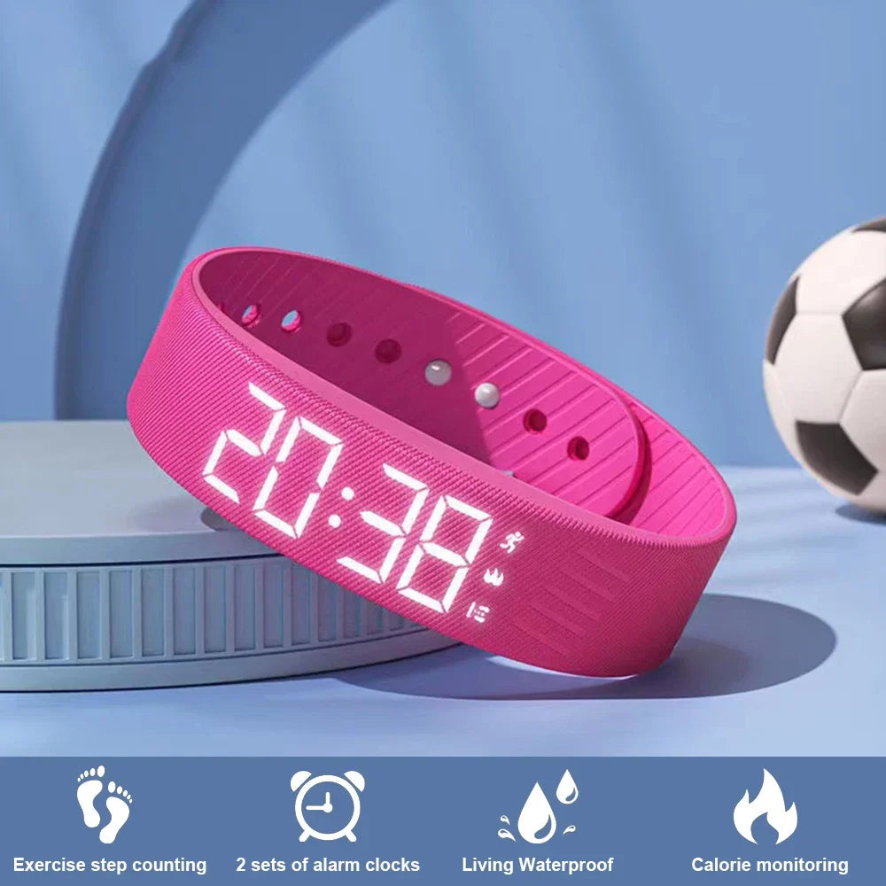 LED Smart Bracelet – Waterproof Fitness Tracker