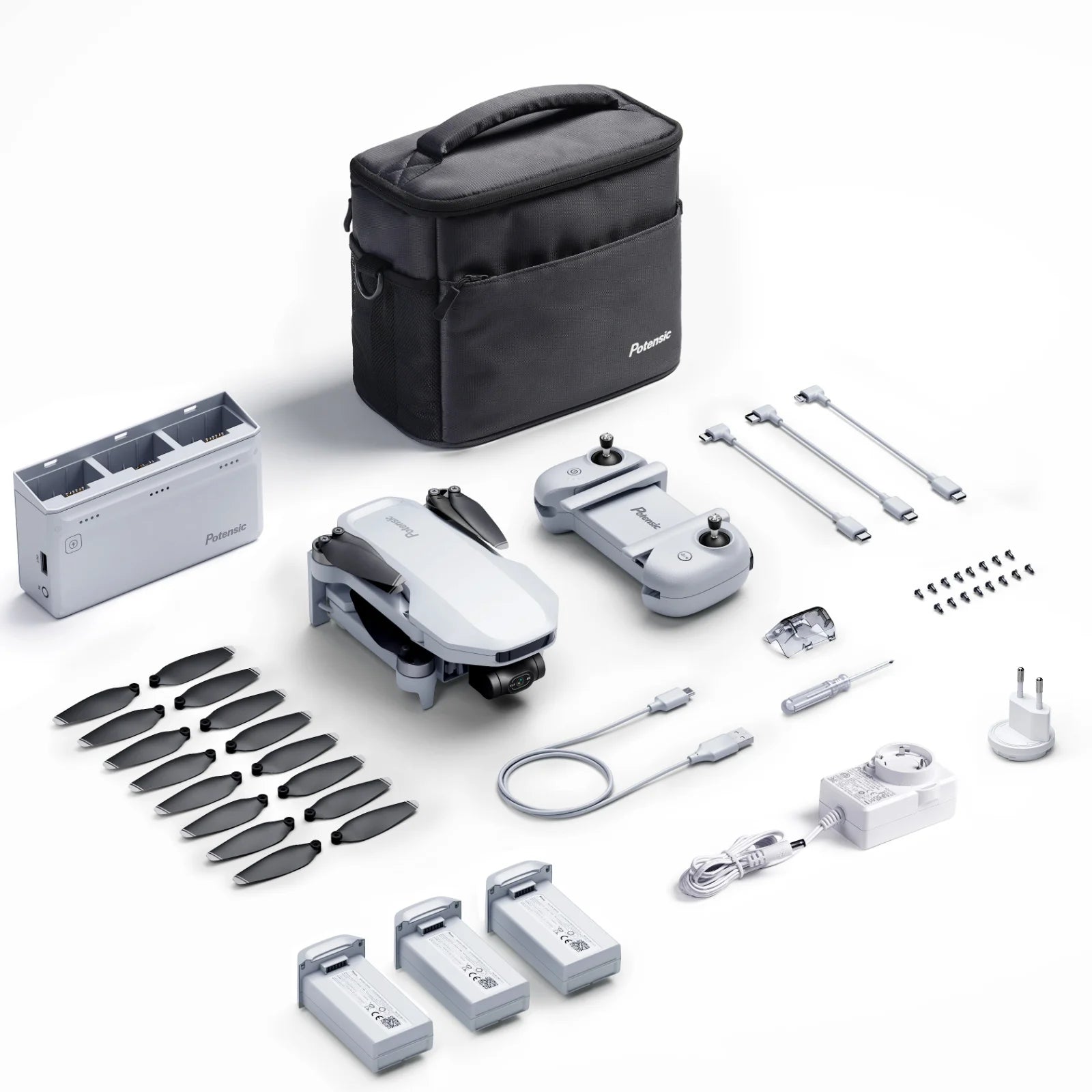 Potensic C0 Mini Drone with 3-Axis Gimbal