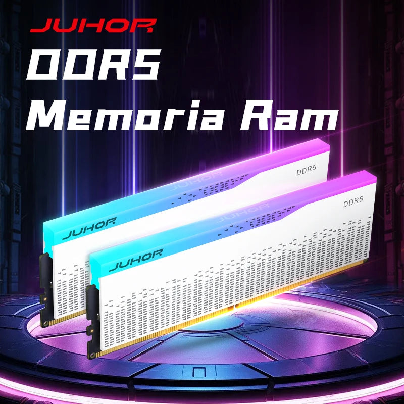 JUHOR DDR5 RGB Desktop Memory 32GB (16GBx2)