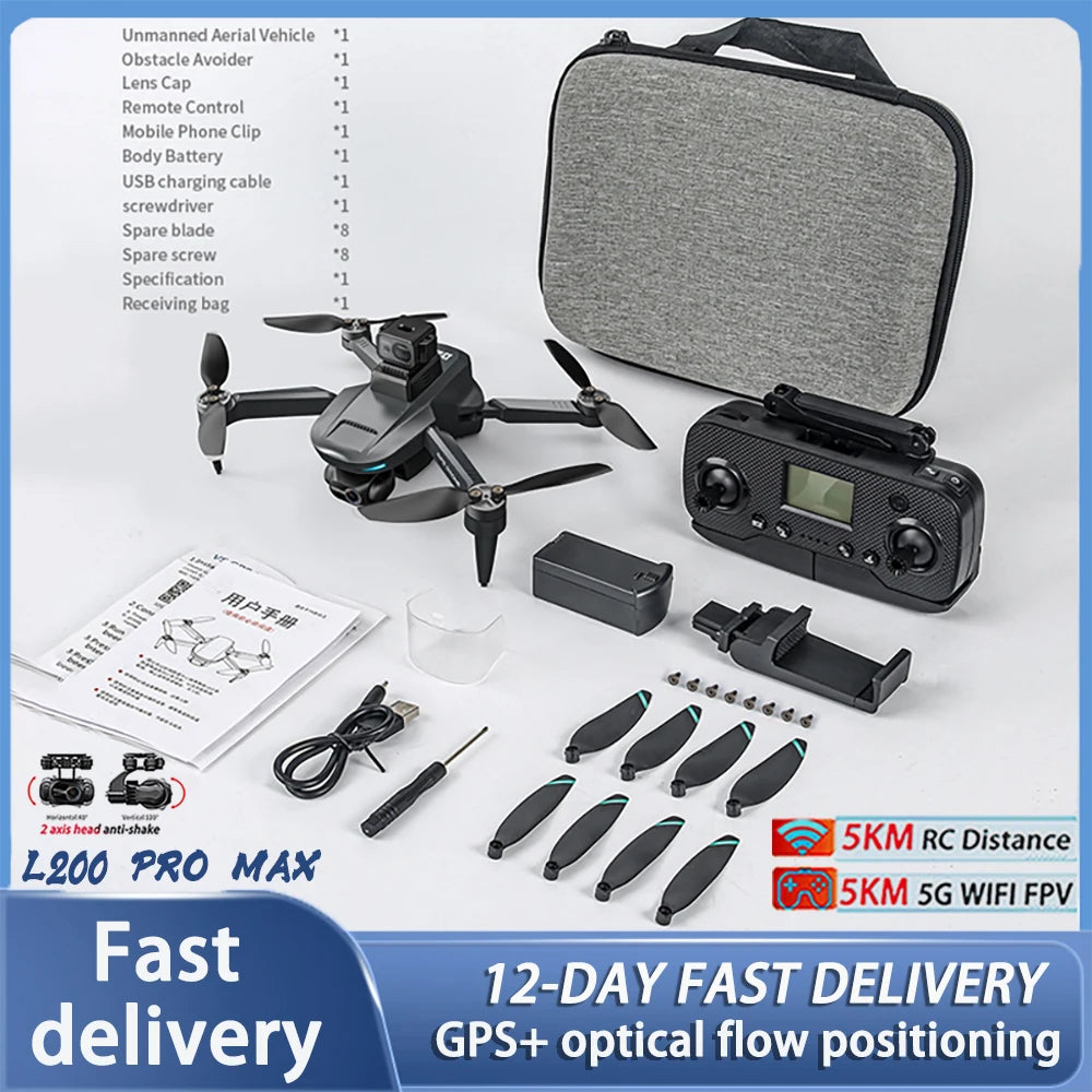 LYZRC L200 Pro MAX 4K Drone with 2-Axis Gimbal