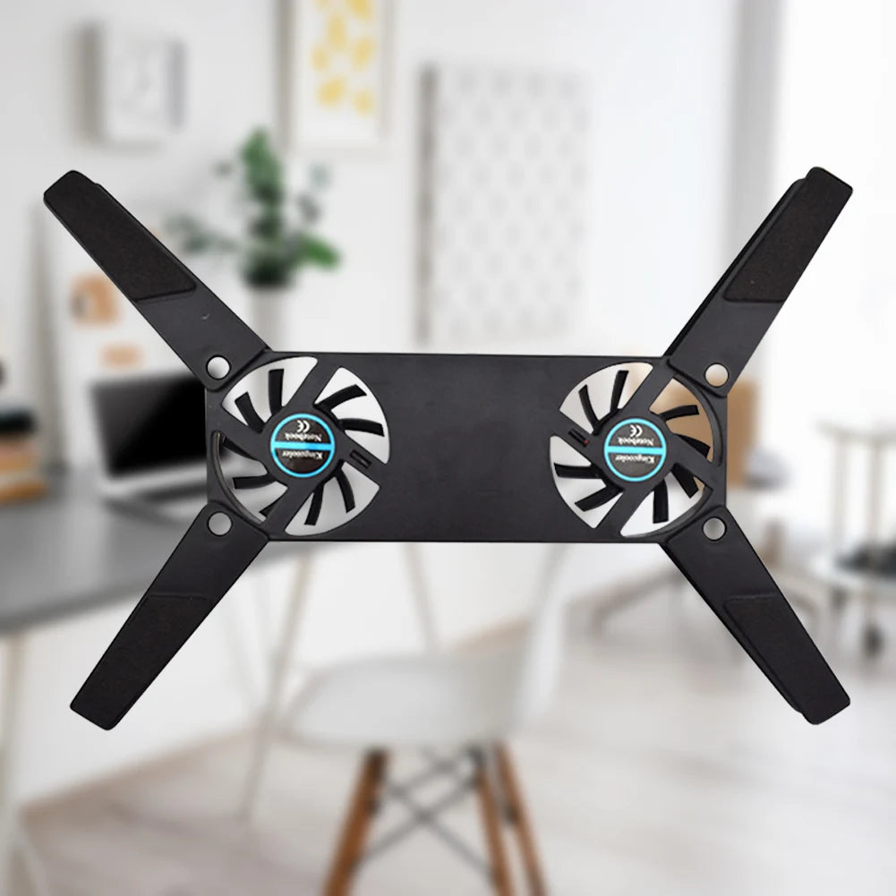 USB Laptop Cooler Pad – Foldable Portable Cooling Base