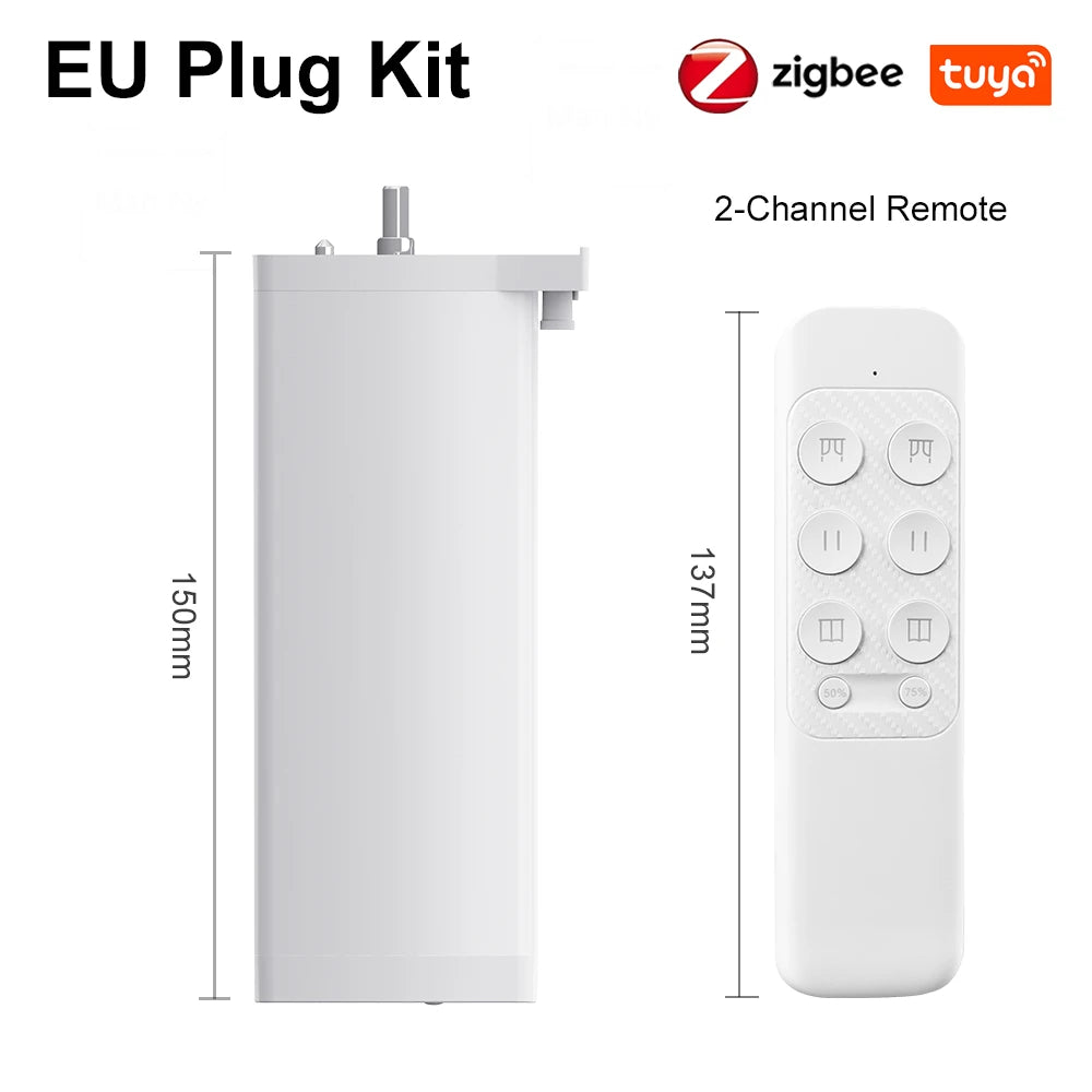 Tuya 155MM Smart ZigBee/WiFi Electric Curtain Motor