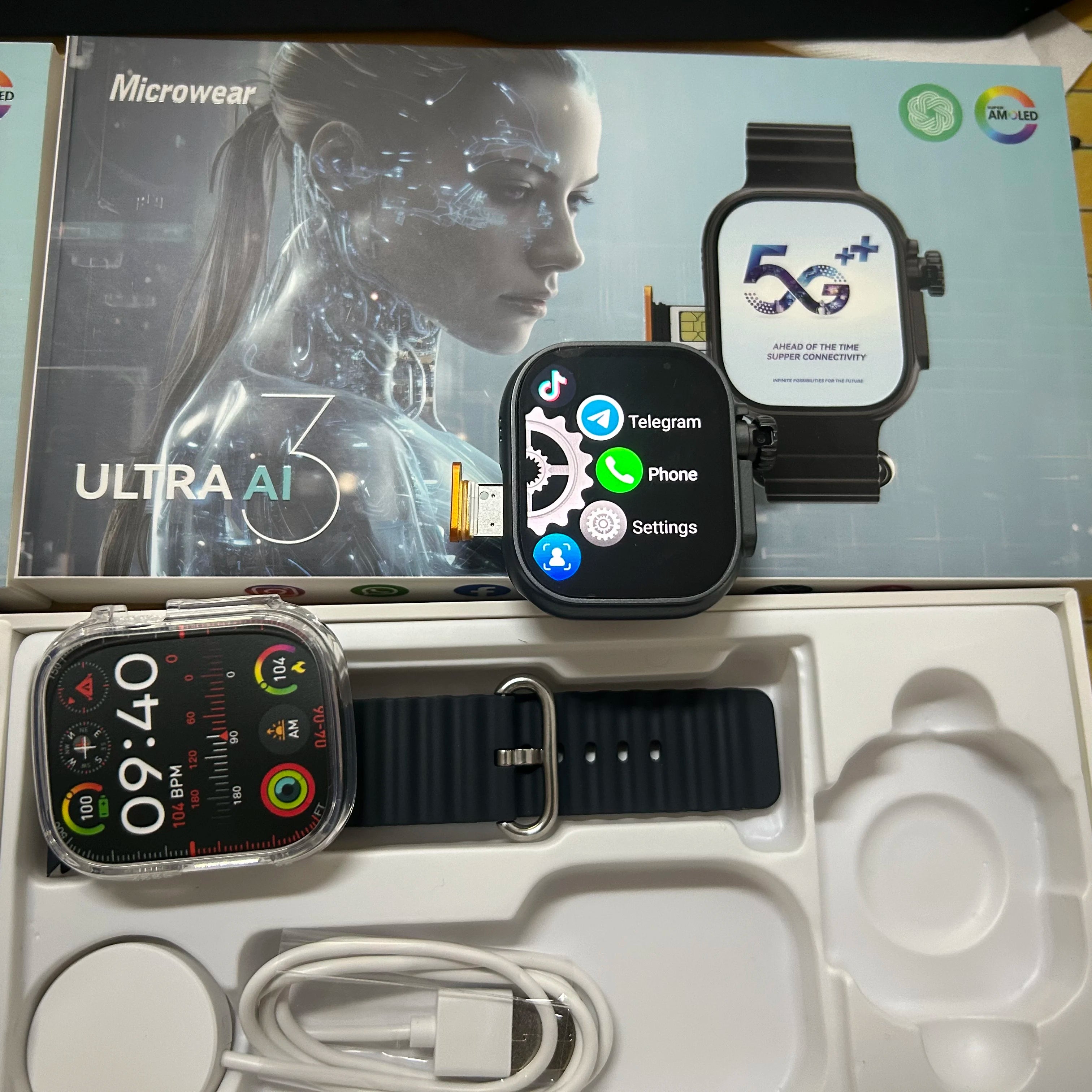 Microwear Ultra Ai3 Smartwatch