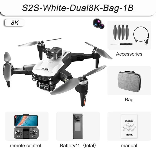 S2S Mini Drone 4K/8K HD Camera