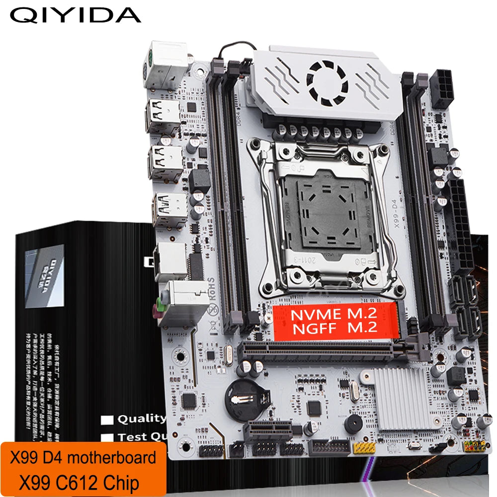 QIYIDA X99 D4A Motherboard LGA2011-3 with M.2 Slot