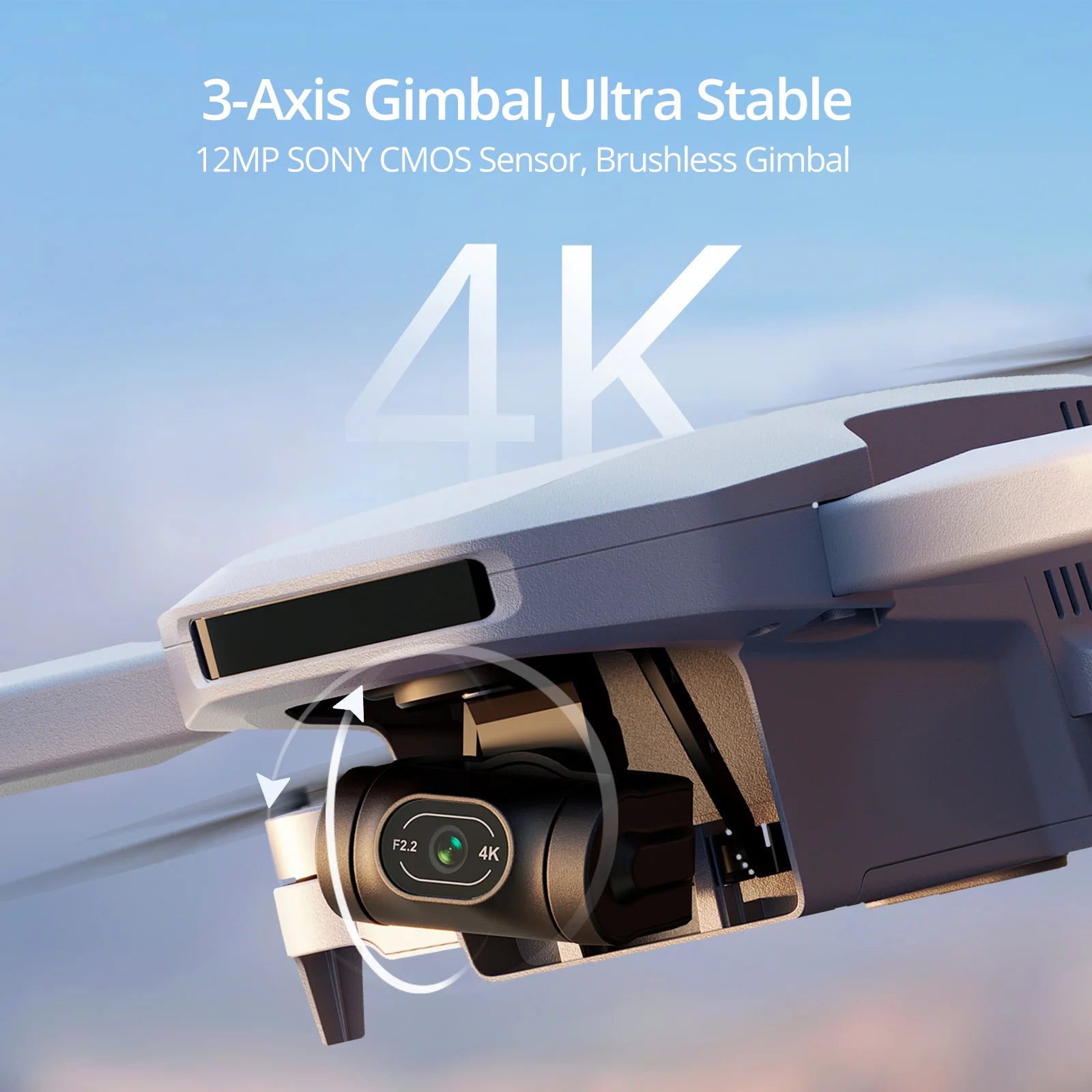 Potensic C0 Mini Drone with 3-Axis Gimbal