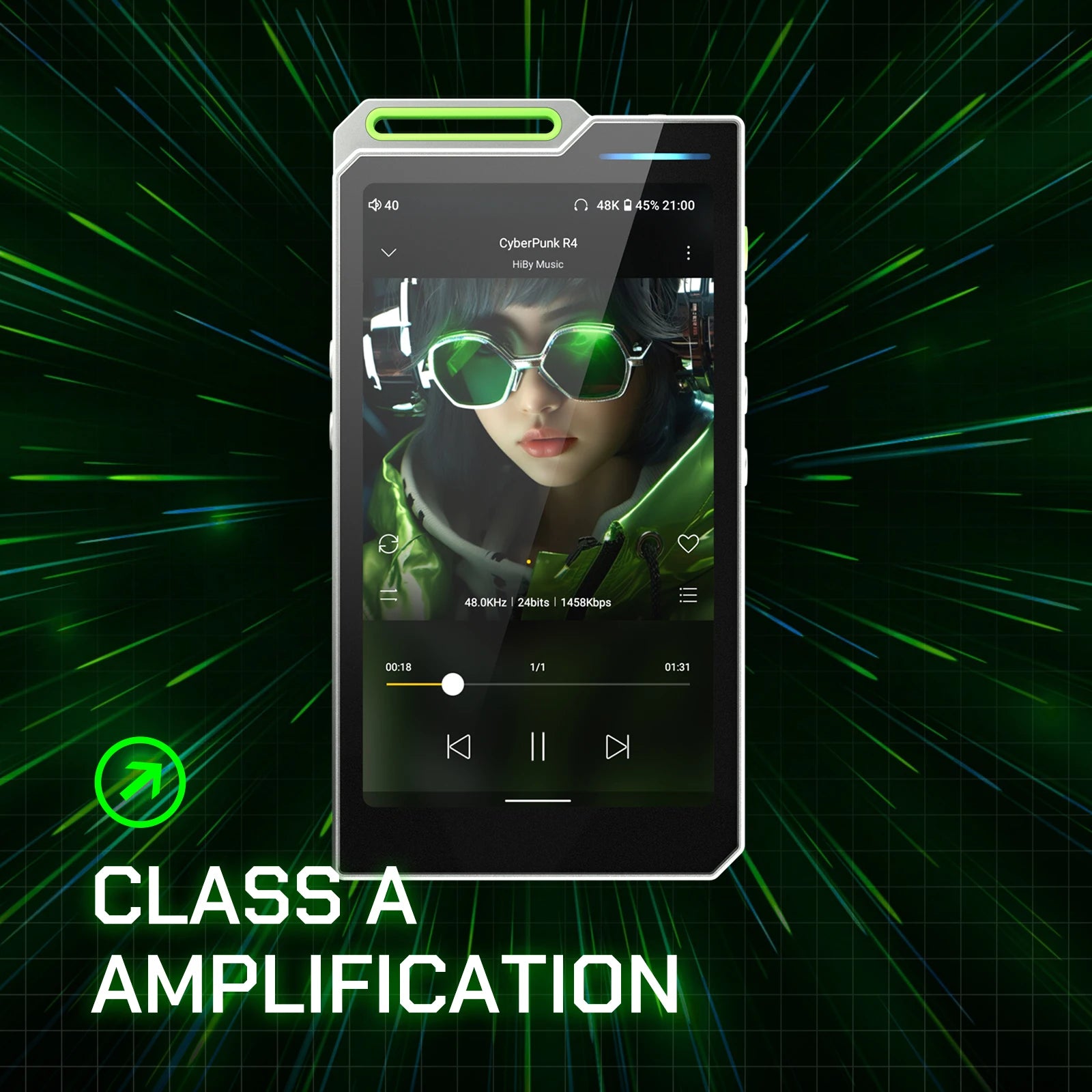 HiBy R4 Android 12 HiFi Music Player