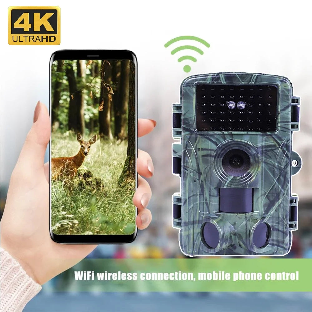 Wireless 4K 60MP WiFi Trail Camera PR1600
