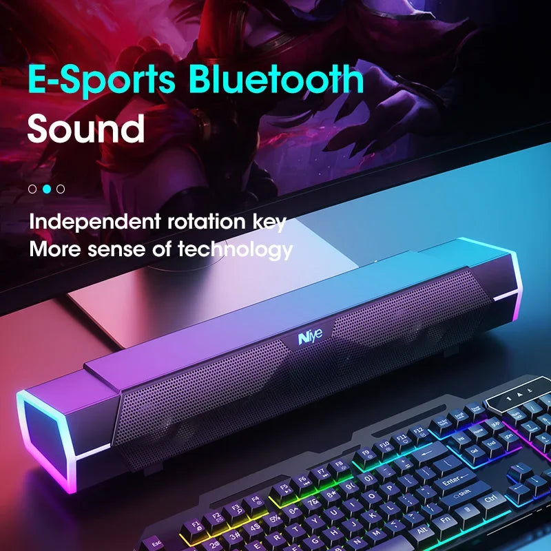 4D Bluetooth 5.0 Computer Soundbar