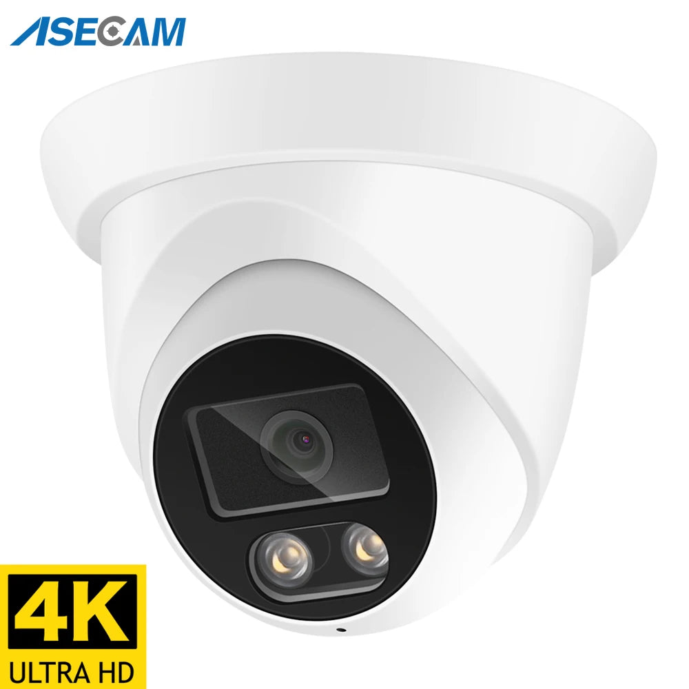 4K 8MP POE IP Camera – Outdoor AI Color Night Vision CCTV Security Camera
