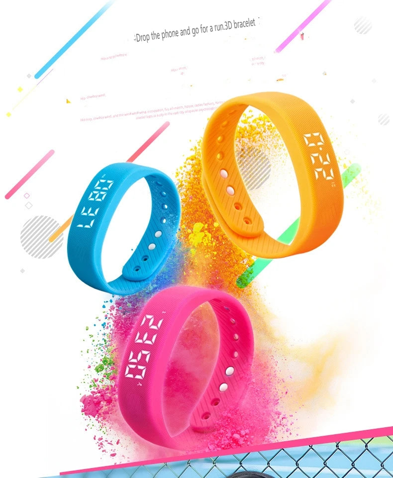 LED Smart Bracelet – Waterproof Fitness Tracker