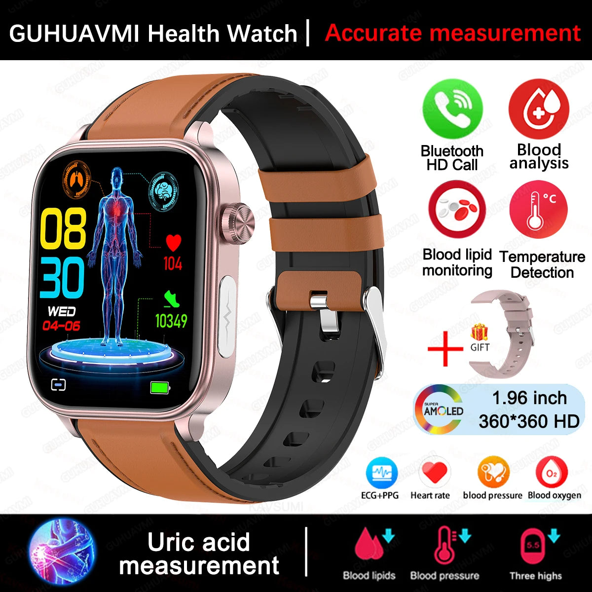 2025 Xiaomi ECG+PPG Health Smartwatch