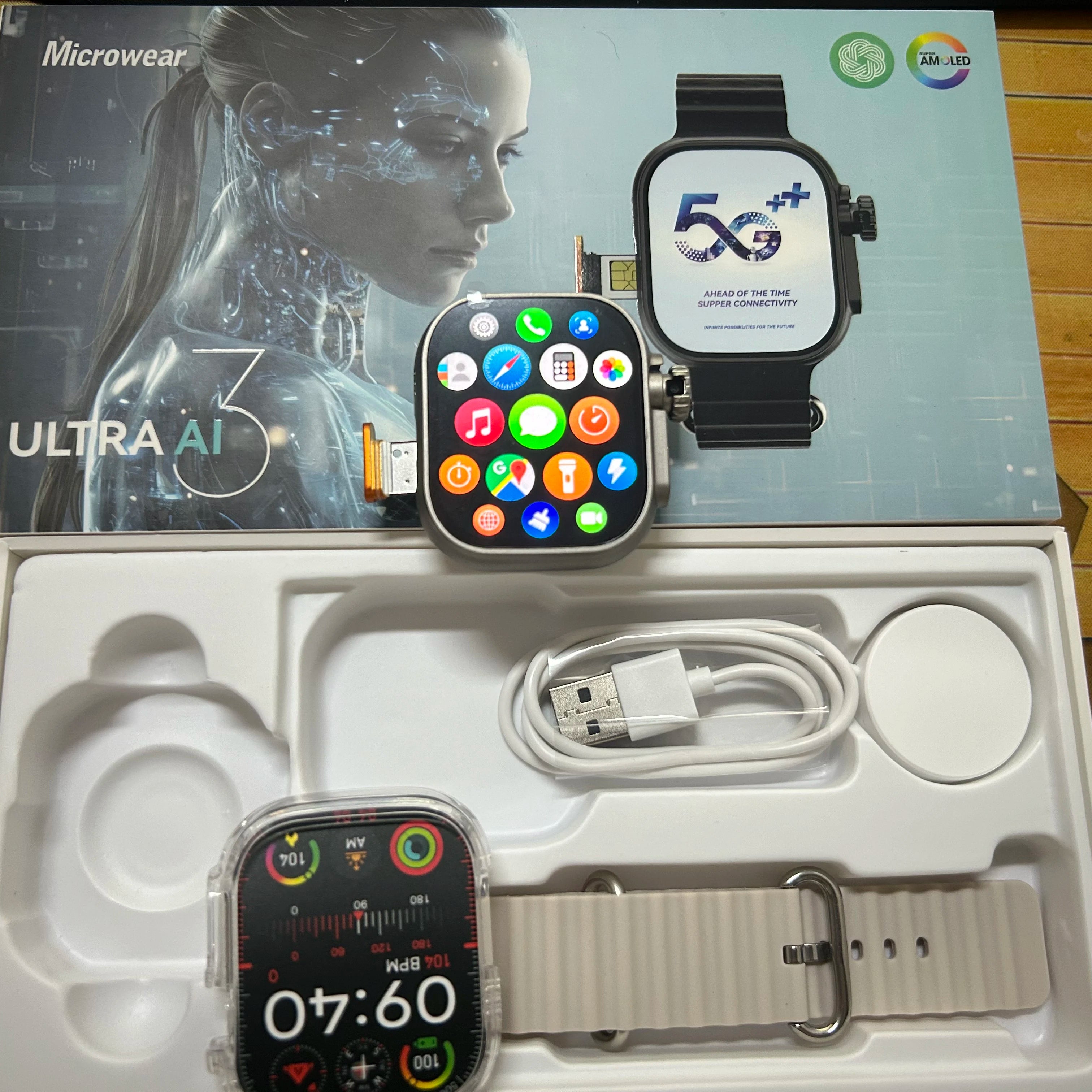 Microwear Ultra Ai3 Smartwatch