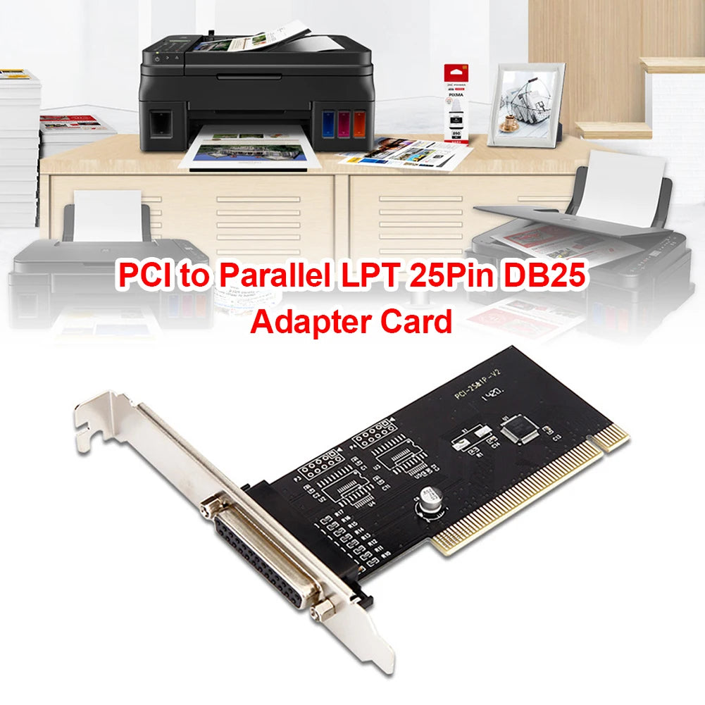 PCI to Parallel LPT 25Pin DB25 Printer Port Adapter Card